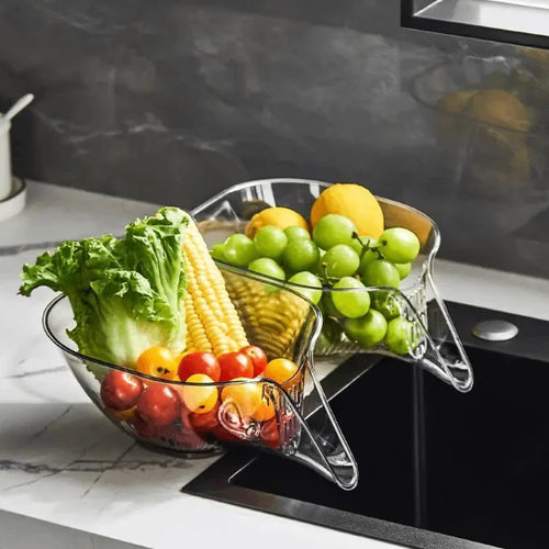 Multi-Functional Kitchen Drain Basket